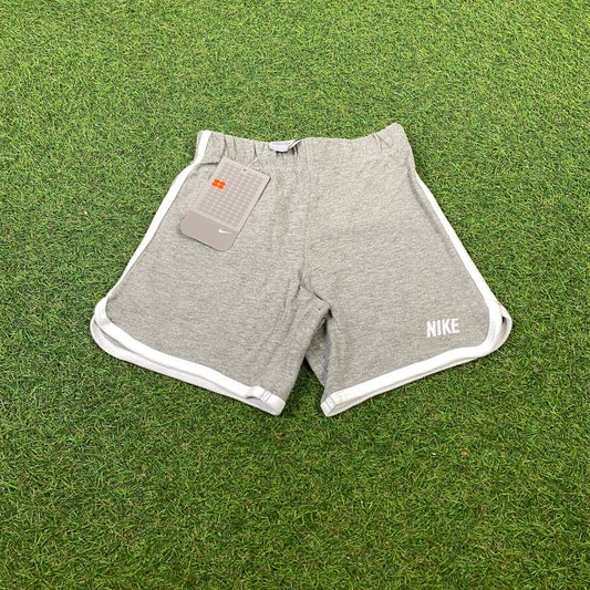 Vintage Nike Cotton Shorts Grey XXS/XXXS - Vintage Box
