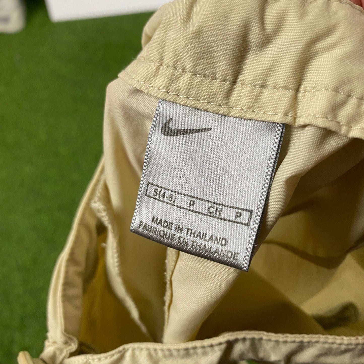 00s Nike Toggle Joggers Light Brown Small - Vintage Box