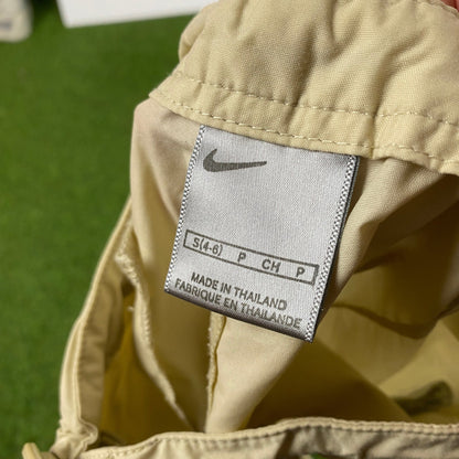 00s Nike Toggle Joggers Light Brown Small - Vintage Box