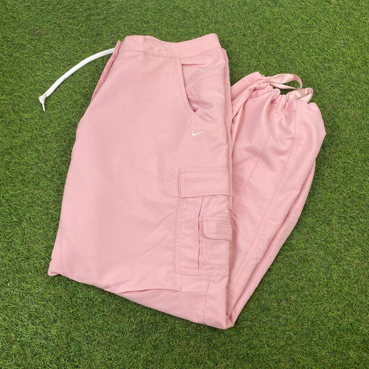 00s Nike Parachute Cargo Joggers Pink Large