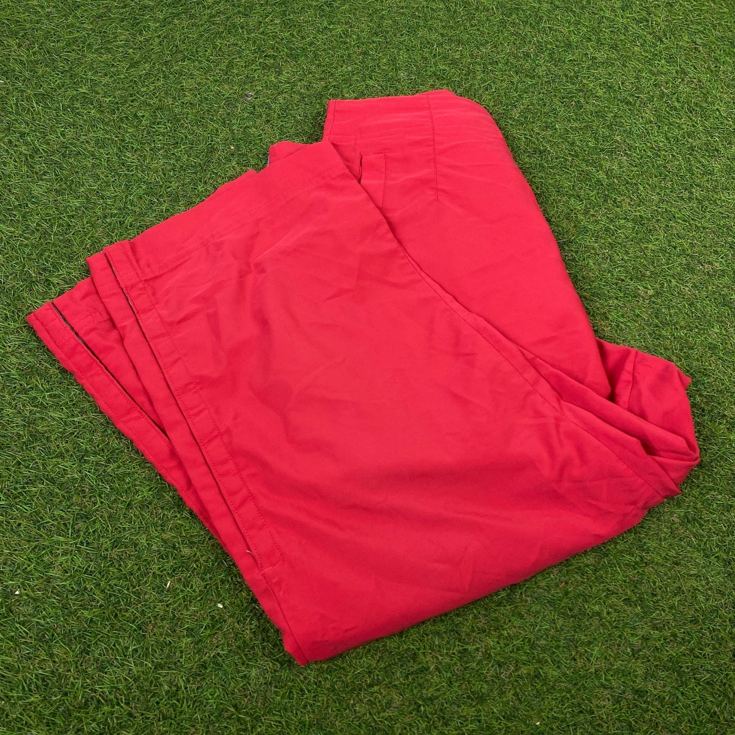 Retro Adidas 3/4 Length Shorts Red XS - Vintage Box