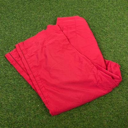 Retro Adidas 3/4 Length Shorts Red XS - Vintage Box