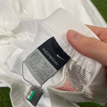 00s Nike Mesh Tennis Skirt Skort White XL - Vintage Box