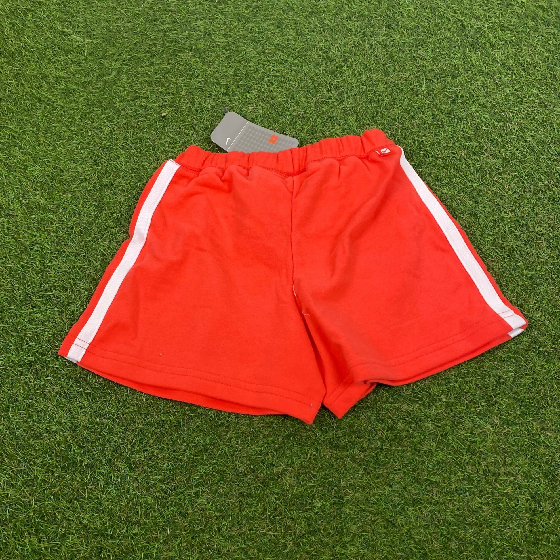 00s Nike Cotton Sprinter Shorts Red XS - Vintage Box