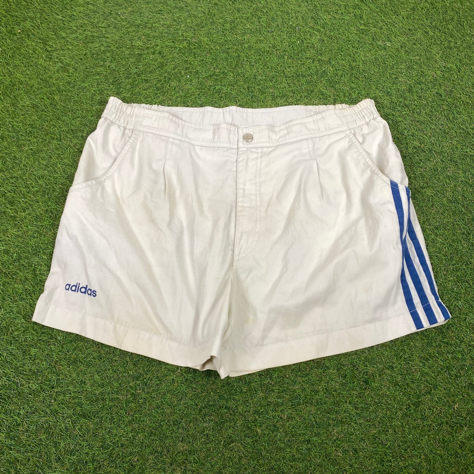 90s Adidas Tennis Shorts Brown XL - Vintage Box