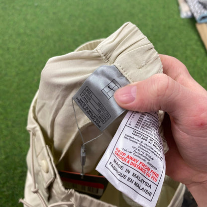 90s Nike Piping Challenge Court Shorts Brown Large - Vintage Box