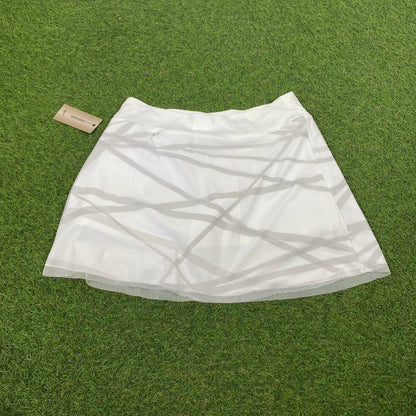 00s Nike Tennis Skirt White Small - Vintage Box