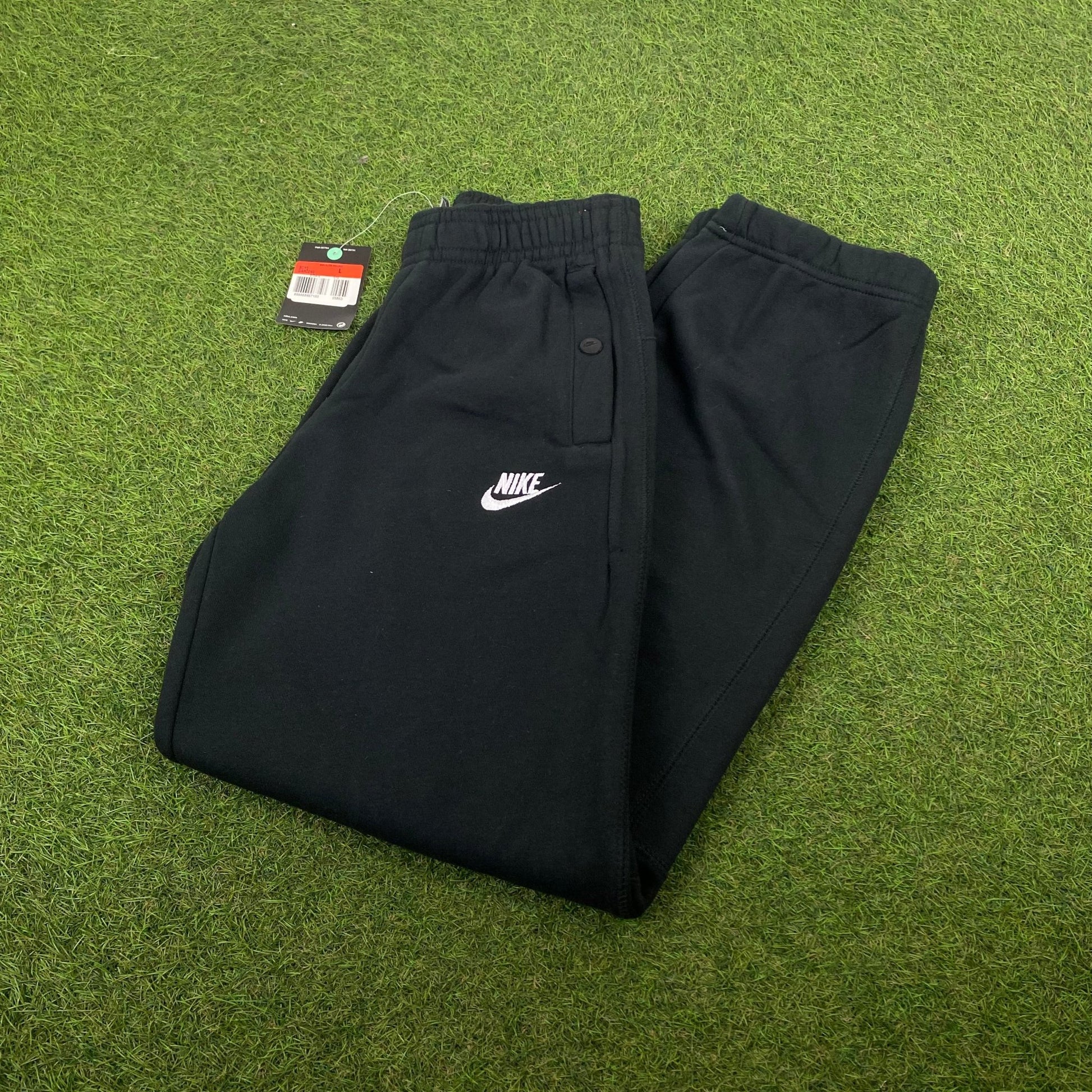 00s Nike Cotton Joggers Black XS - Vintage Box