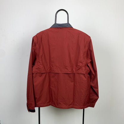 Vintage Nike ACG Waterproof Windbreaker Jacket Red Medium - Vintage Box