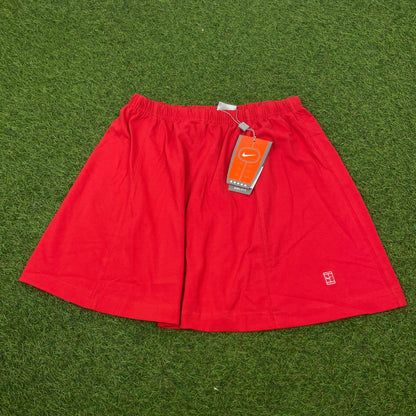Vintage Nike Tennis Skirt Red Medium - Vintage Box