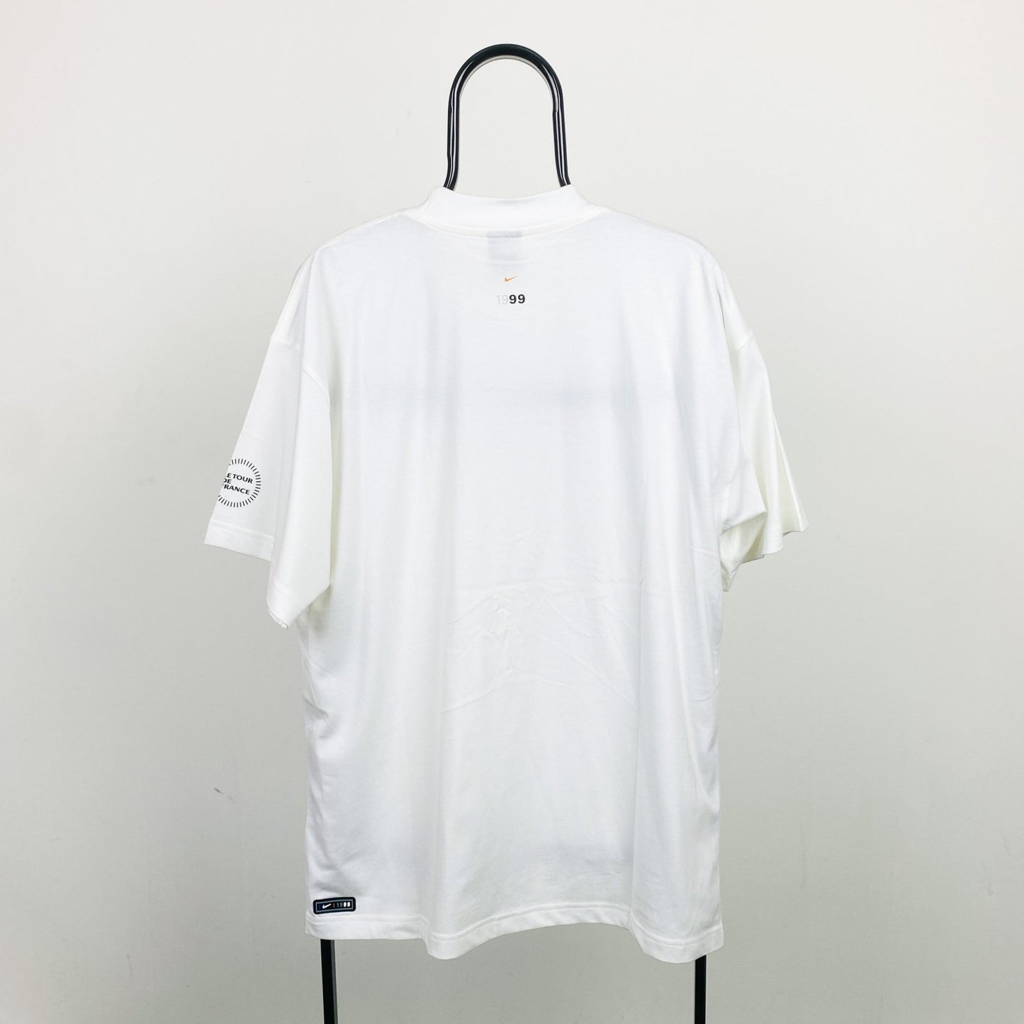 90s Nike Tour De France T-Shirt White Medium - Vintage Box