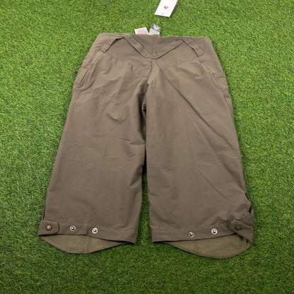 90s Nike ACG Cargo Shorts Brown XL - Vintage Box