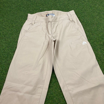 00s Nike ACG Cargo Trousers Joggers Light Brown XS - Vintage Box