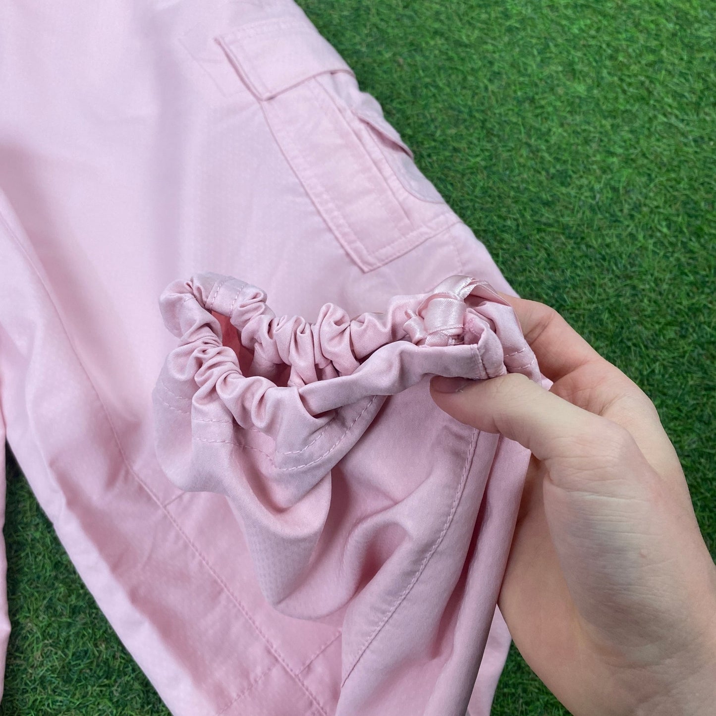 00s Nike Parachute Cargo Joggers Pink Medium - Vintage Box