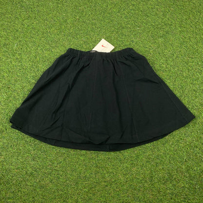 Vintage Nike Challenge Court Skirt Black Small - Vintage Box