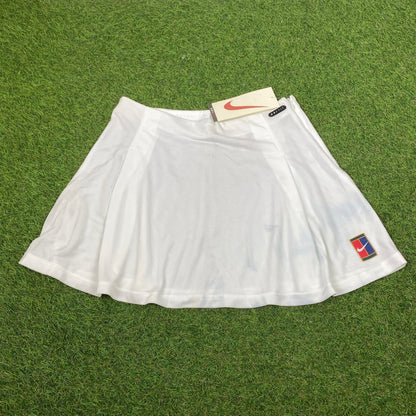90s Nike Challenge Court Skirt White Medium - Vintage Box