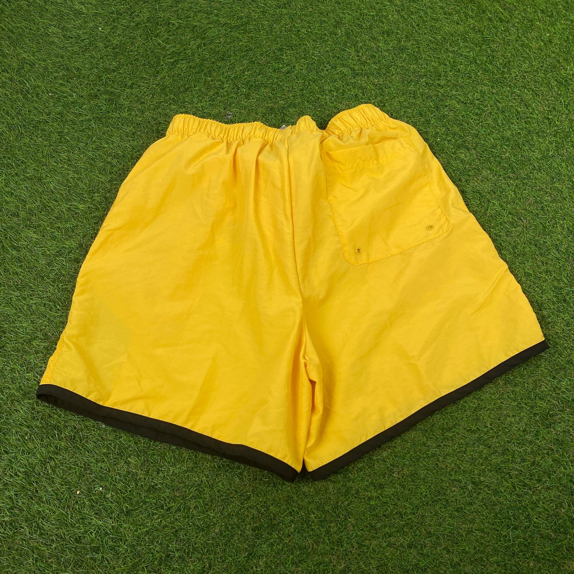 00s Nike Shorts Yellow XS - Vintage Box