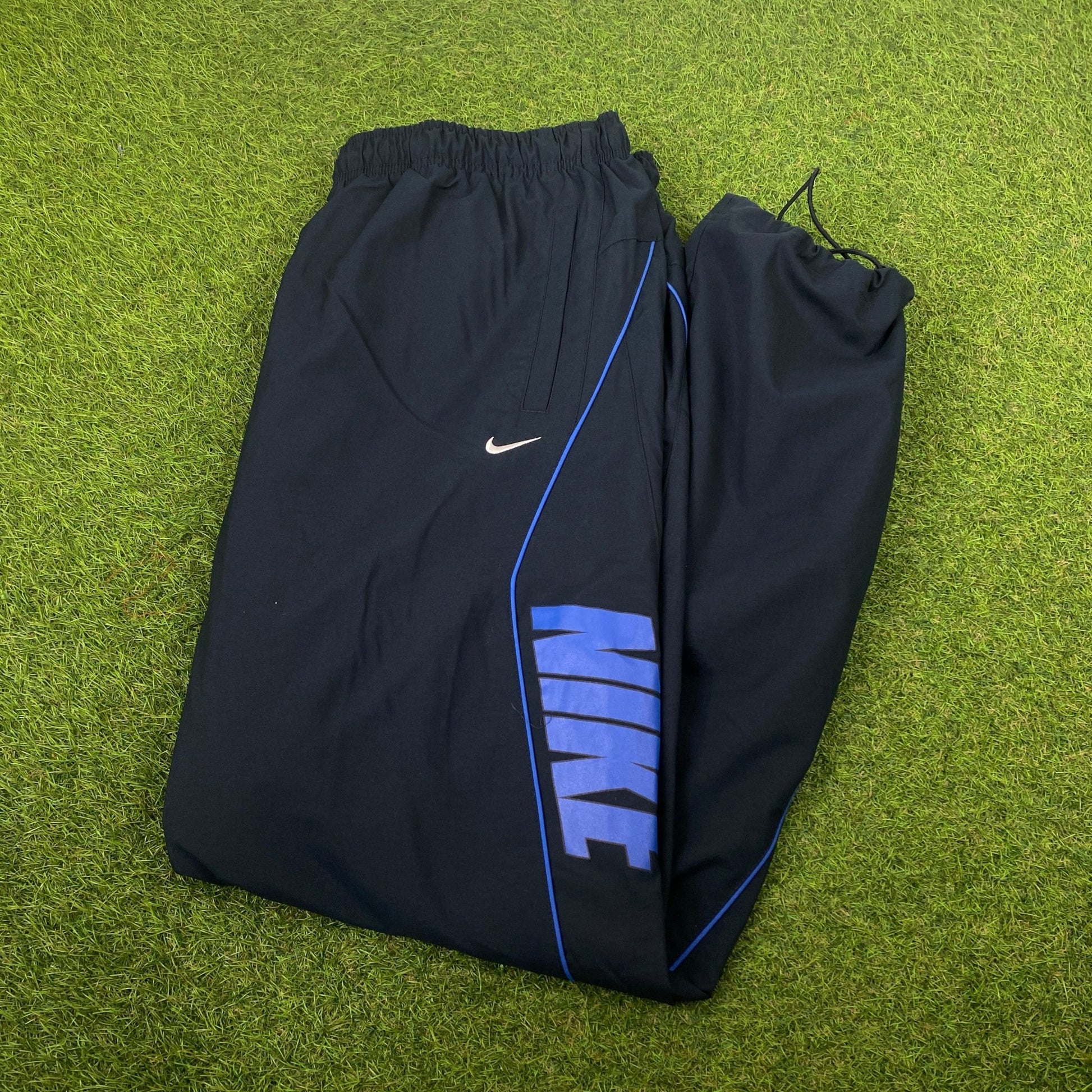 00s Nike Toggle Joggers Blue XXL - Vintage Box