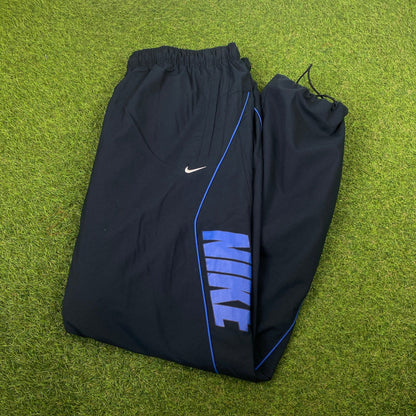00s Nike Toggle Joggers Blue XXL - Vintage Box