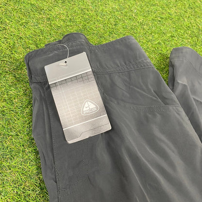 Vintage Nike ACG Cargo Shorts Grey XS - Vintage Box