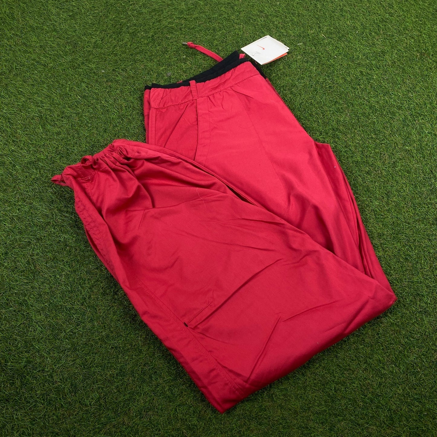 00s Nike Parachute Cargo Joggers Pink Red XL - Vintage Box