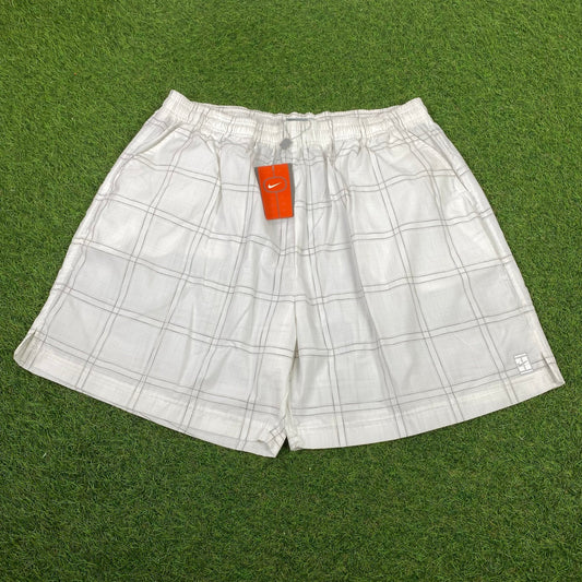 90s Nike Challenge Court Shorts White XXL - Vintage Box