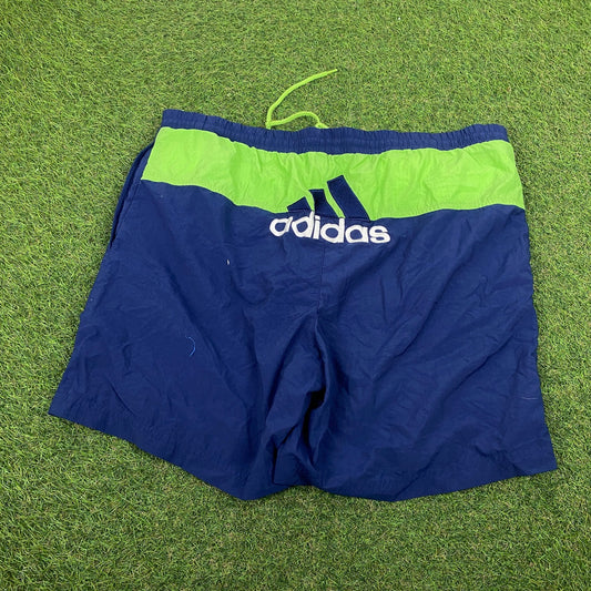90s Adidas Shorts Blue Medium - Vintage Box