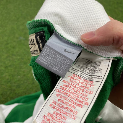 Vintage Nike Cotton Joggers Green Large - Vintage Box