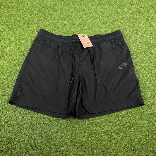 00s Nike Nylon Shorts Black XS - Vintage Box