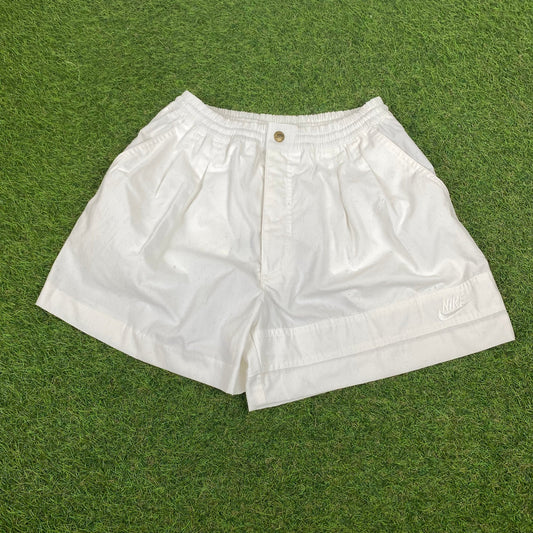90s Nike Tennis Shorts White Medium - Vintage Box