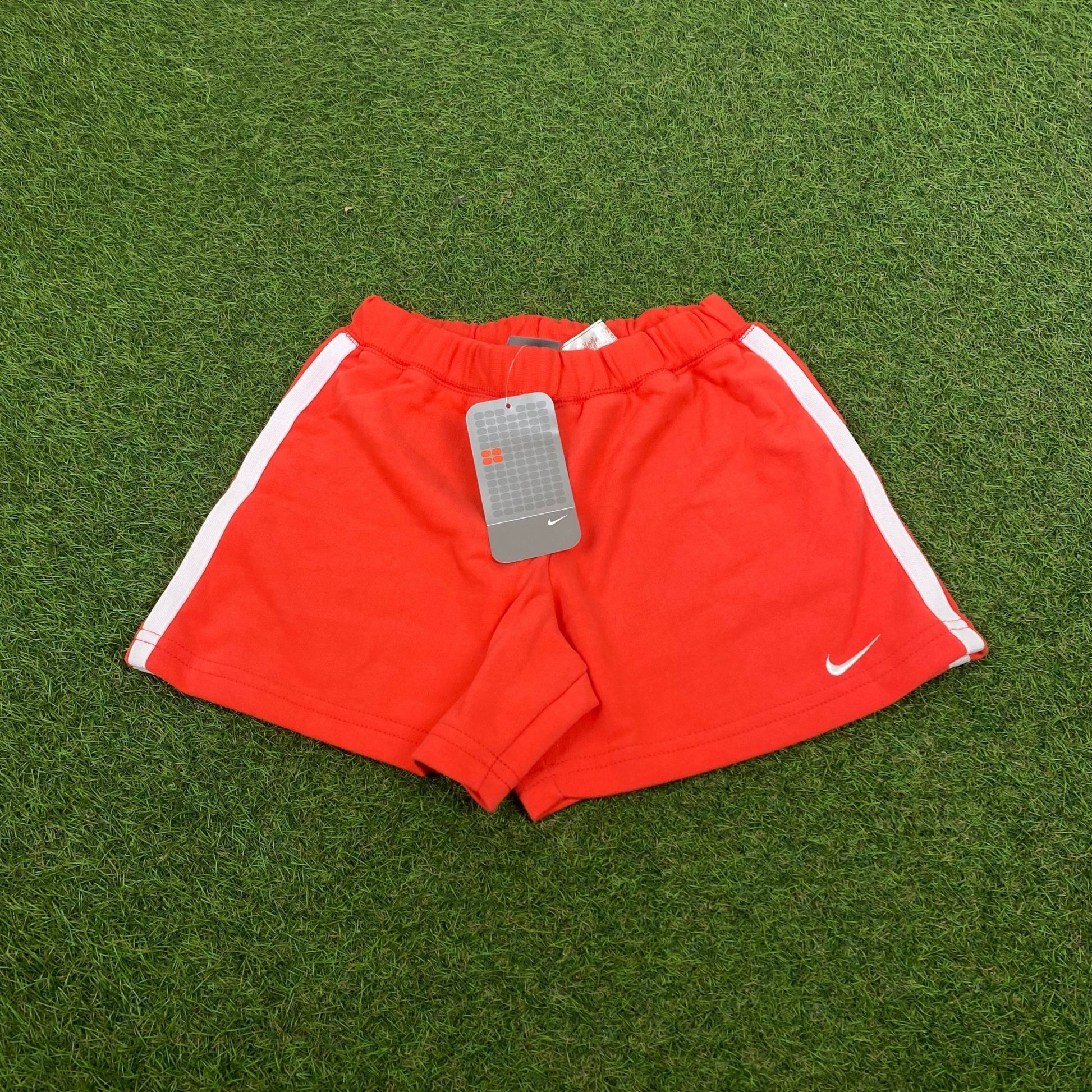 00s Nike Cotton Sprinter Shorts Red XS - Vintage Box