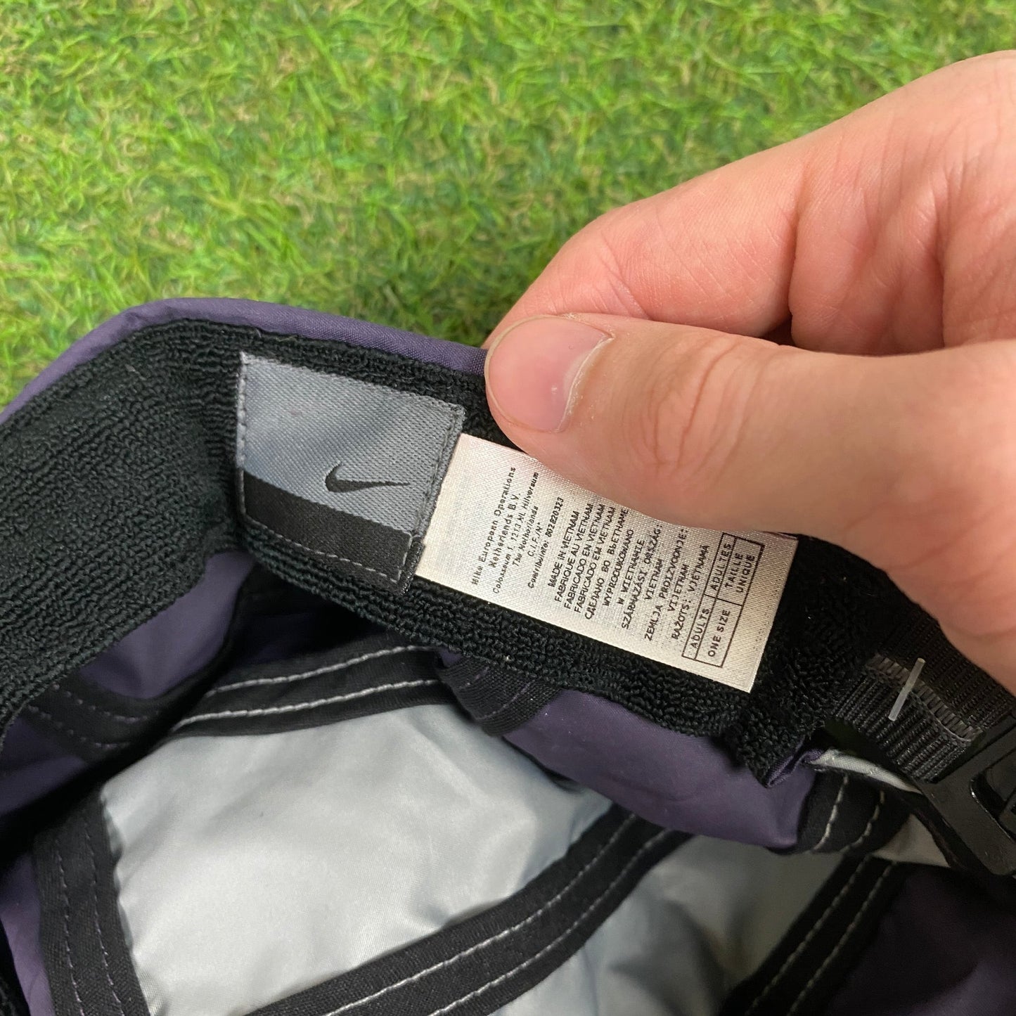 90s Nike Clima - Fit Hat Dark Blue - Vintage Box