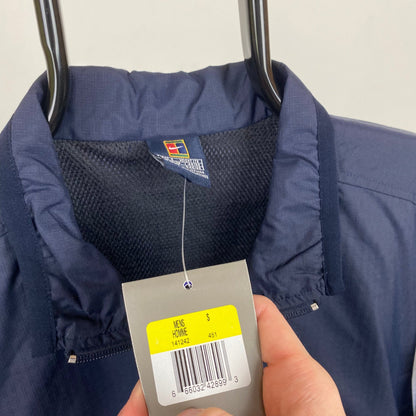 00s Nike Court Windbreaker Jacket Blue Small/Medium - Vintage Box