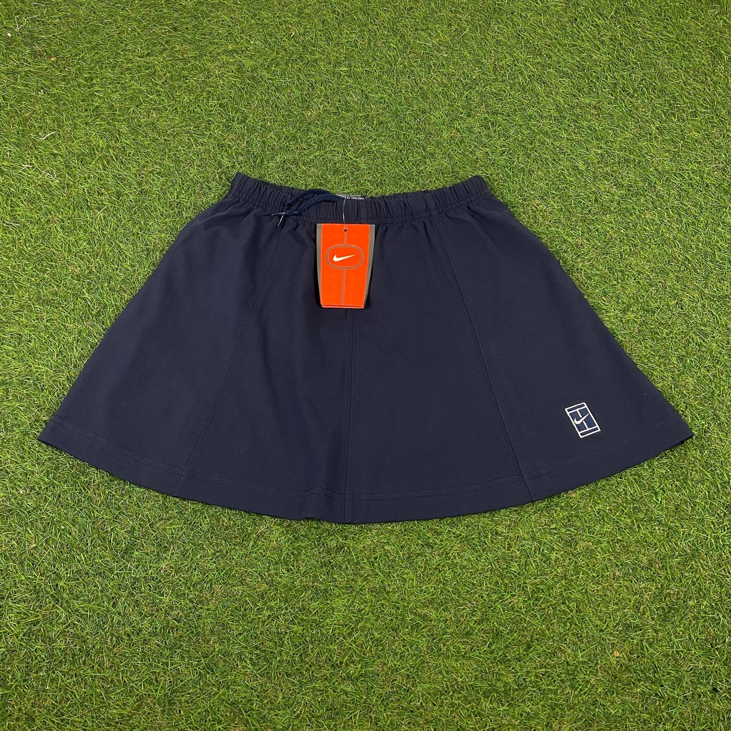 Vintage Nike Cotton Skirt Blue Small - Vintage Box