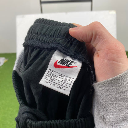 Vintage Nike Cotton Basketball Shorts Black Small - Vintage Box