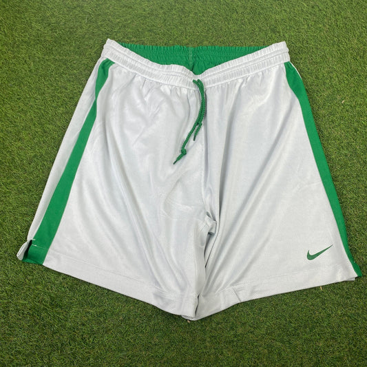 00s Nike Reversible Basketball Shorts Green XL - Vintage Box