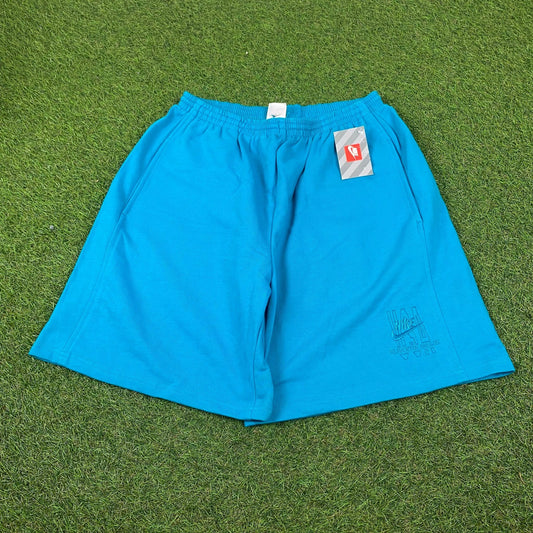 Deadstock 90s Nike Shorts Blue Large - Vintage Box