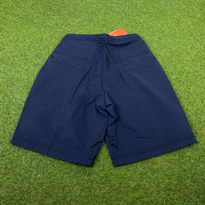 90s Nike Adjustable Shorts Blue Small - Vintage Box