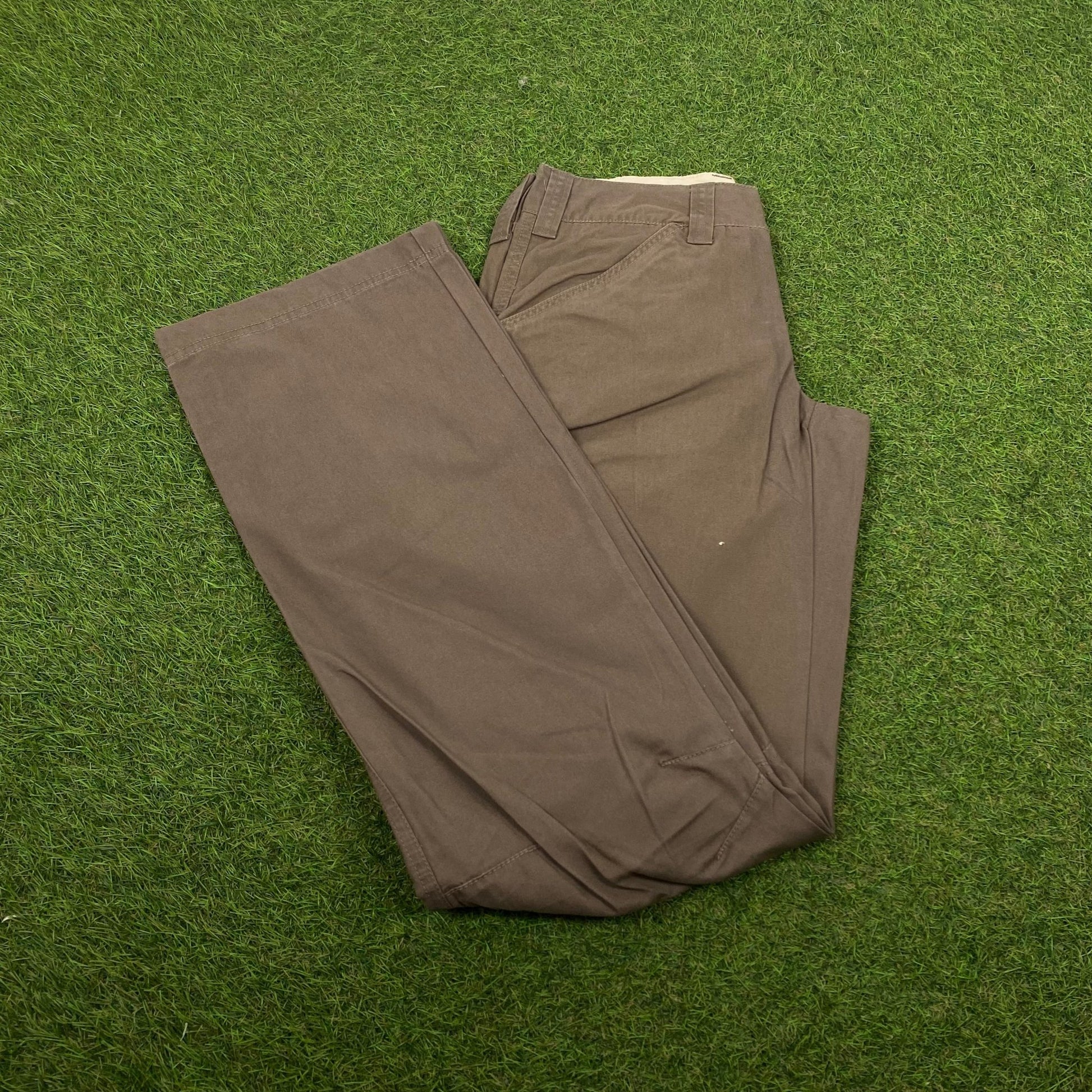 00s Nike ACG Cargo Trousers Joggers Brown XL - Vintage Box