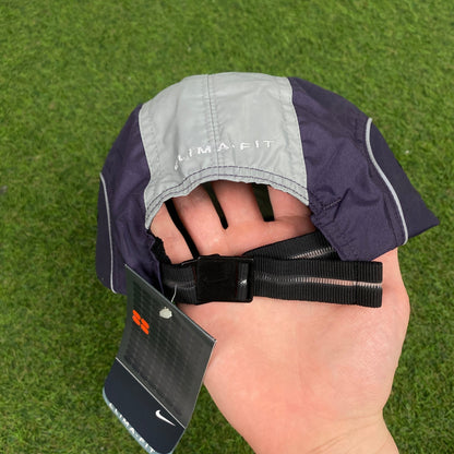 90s Nike Clima - Fit Hat Dark Blue - Vintage Box