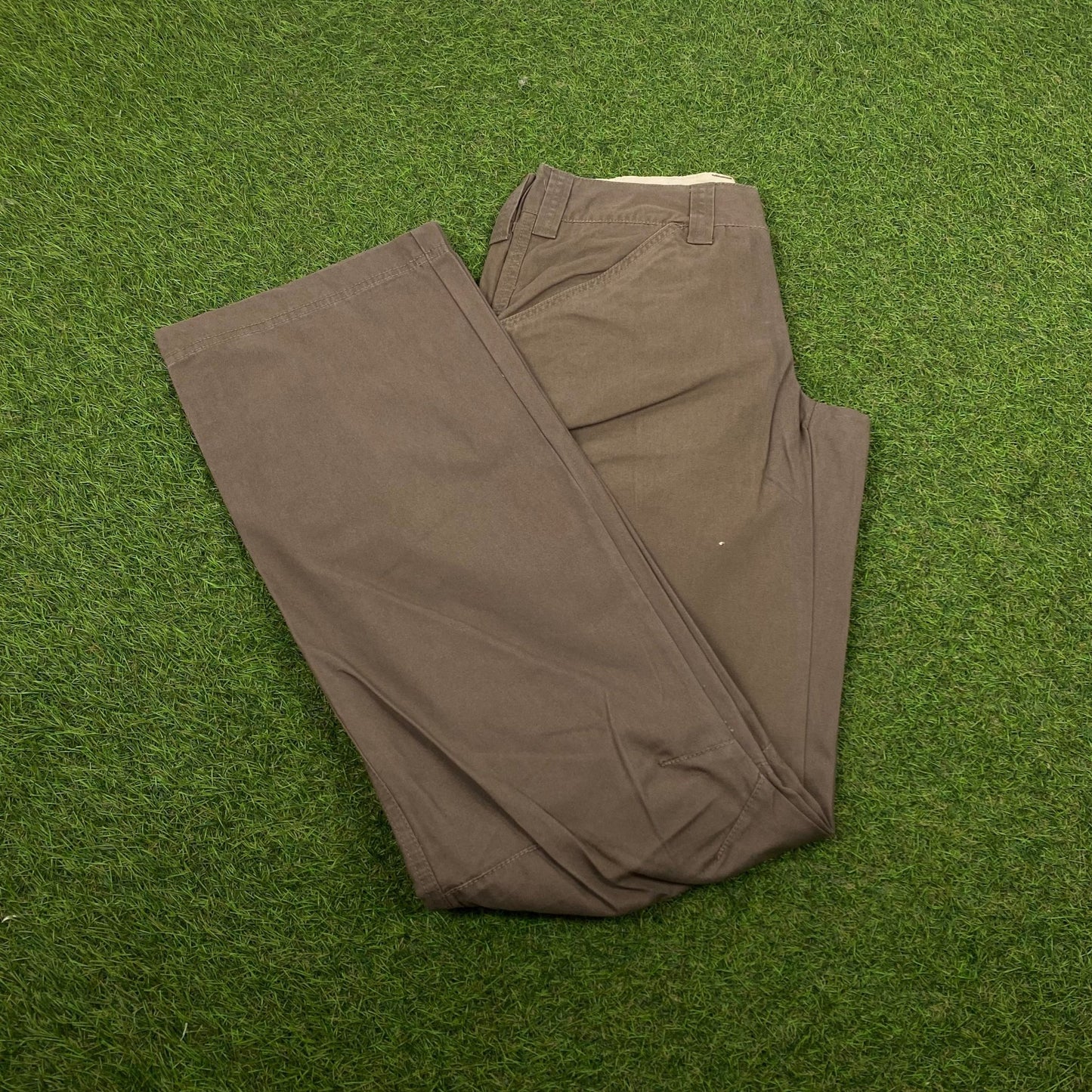 00s Nike ACG Cargo Trousers Joggers Brown Medium - Vintage Box