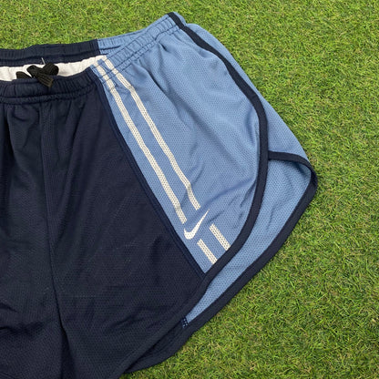 90s Nike Nylon Sprinter Shorts Blue Large - Vintage Box
