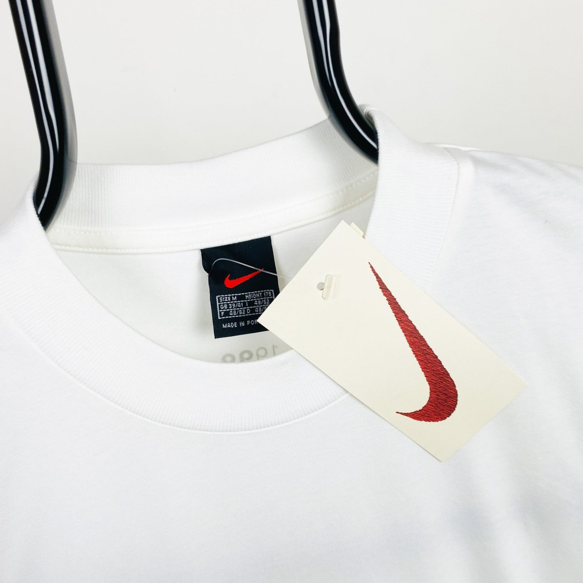 90s Nike Tour De France T-Shirt White Medium - Vintage Box