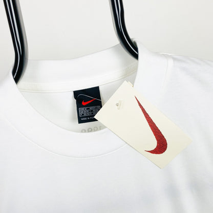 90s Nike Tour De France T-Shirt White Medium - Vintage Box