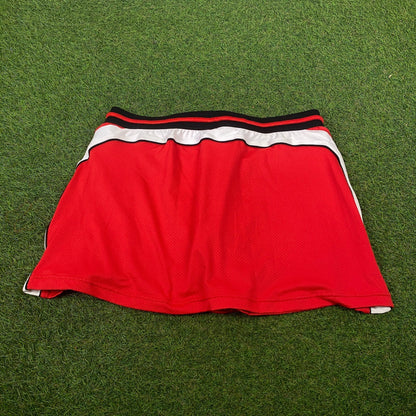 00s Nike Court Skirt Skort Red Large - Vintage Box