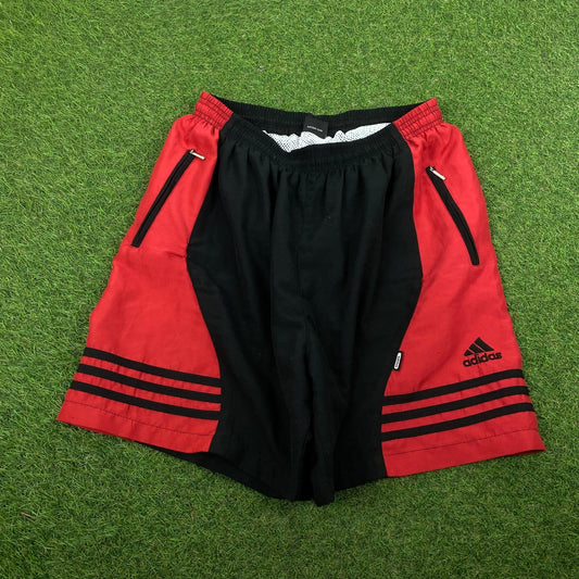 00s Adidas Zip Pocket Shorts Black XL - Vintage Box