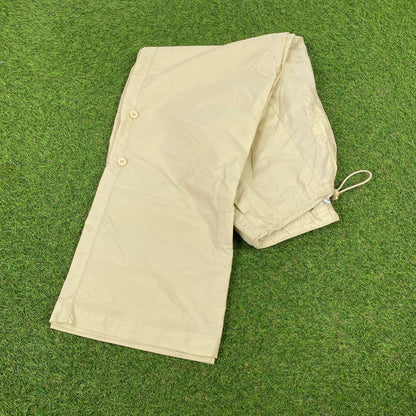 00s Nike Toggle Joggers Light Brown Small - Vintage Box