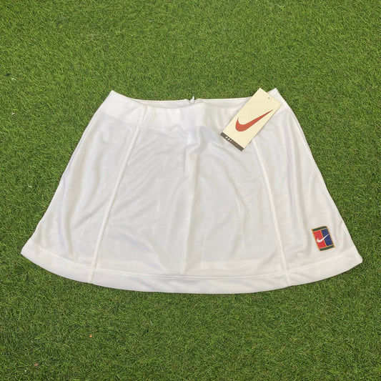 Vintage Nike Challenge Court Skirt White Medium - Vintage Box