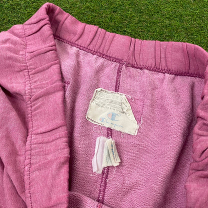 Retro 90s Champion Cotton Shorts Pink XL - Vintage Box