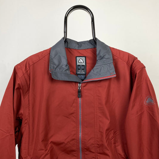 Vintage Nike ACG Waterproof Windbreaker Jacket Red Medium - Vintage Box